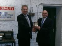 Trevor Yates Recognised for 25 Years Service at J&J Siddons